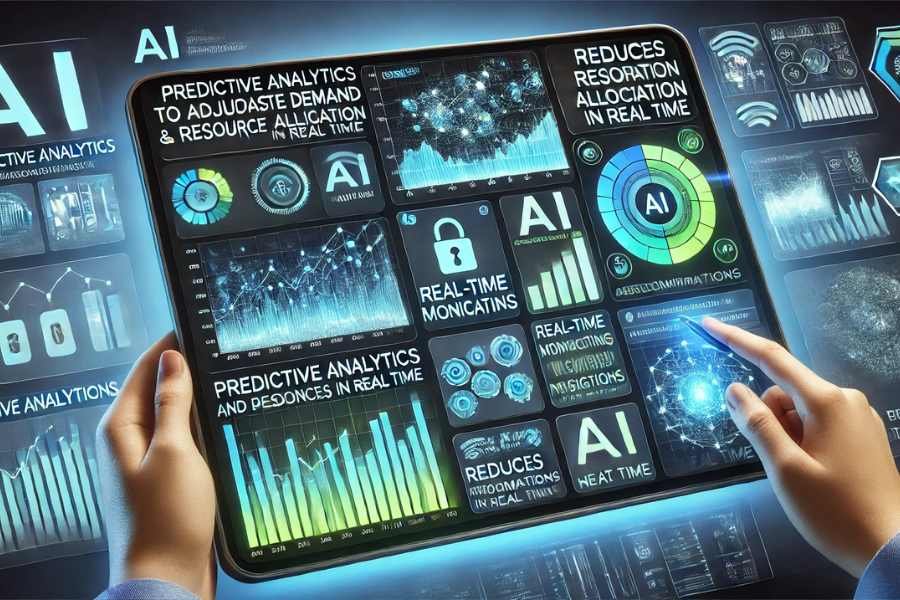 Visualización digital de optimización y análisis predictivo de recursos
