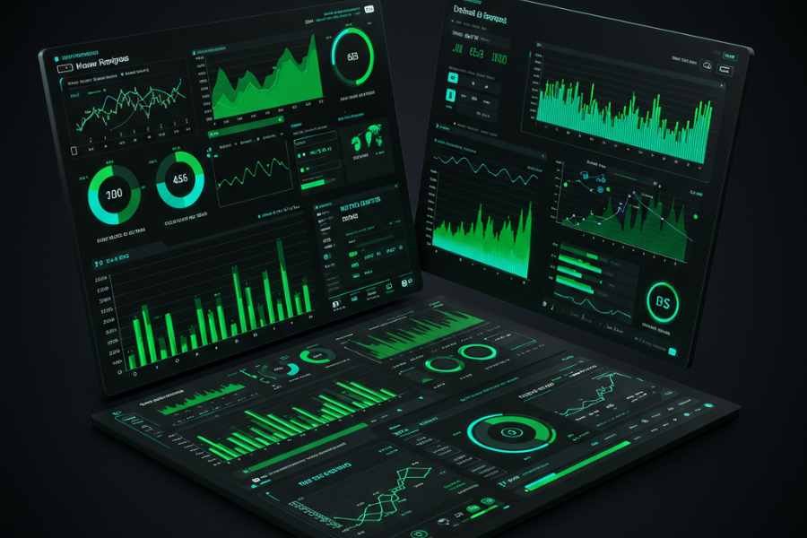 Panel de control con análisis predictivo de residuos usando IA