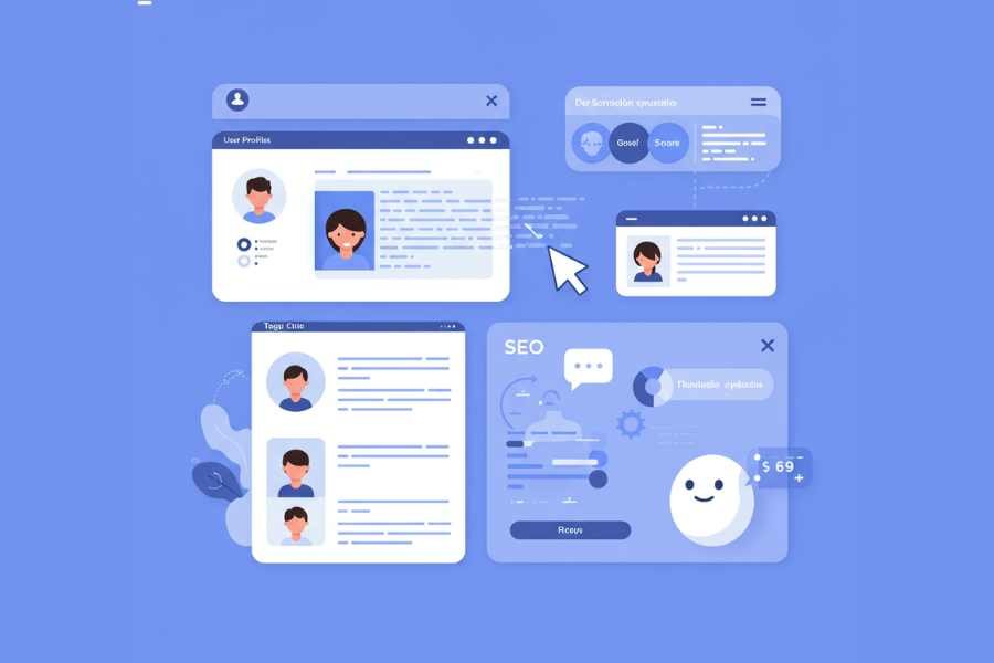 IA redactando contenido digital en tiempo real para blog y redes sociales
