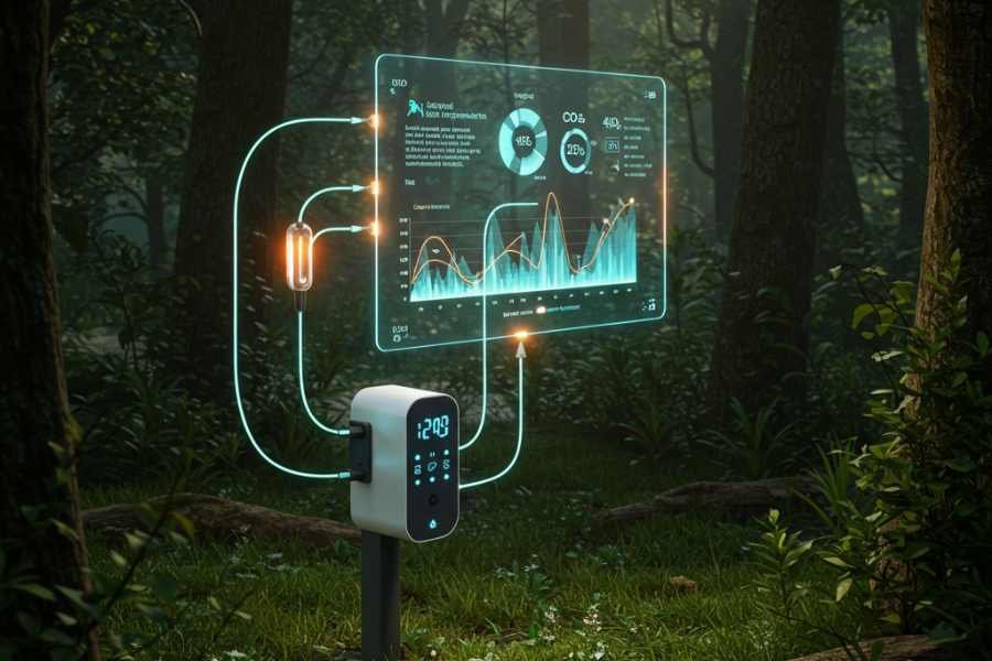 Red eléctrica inteligente optimizada por IA con energías renovables
